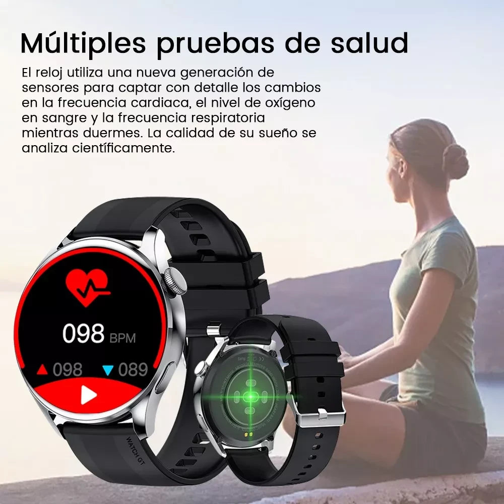 PAGA AL RECIBIR - Reloj Inteligente Gt5 Bluetooth Deportiv
