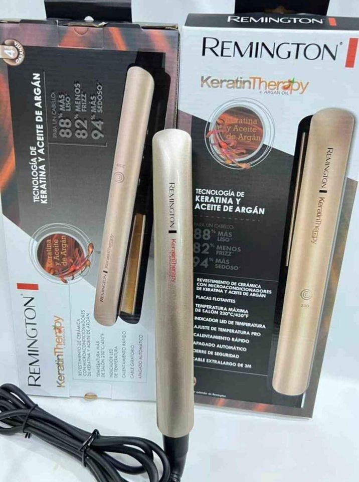 Plancha remington keratina shine therapy