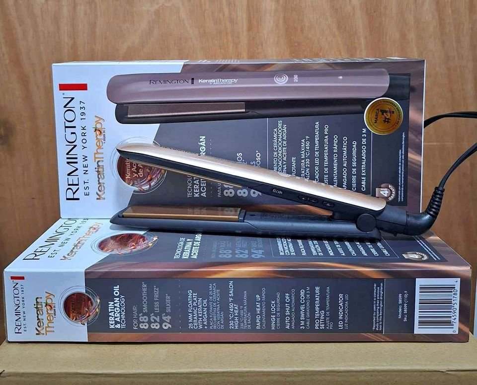 Plancha remington keratina shine therapy