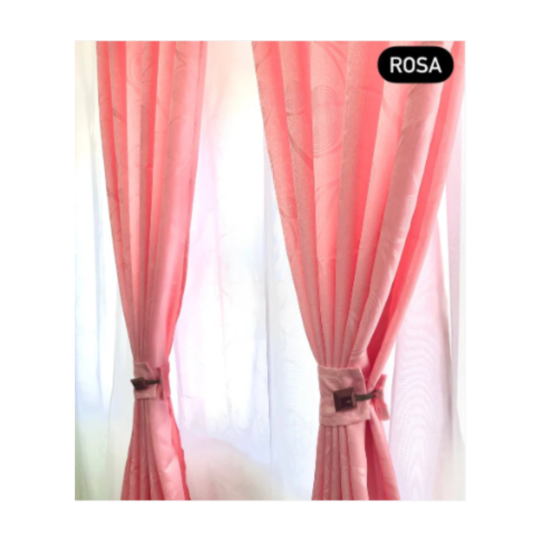 Cortina (dos paneles) Jacquard