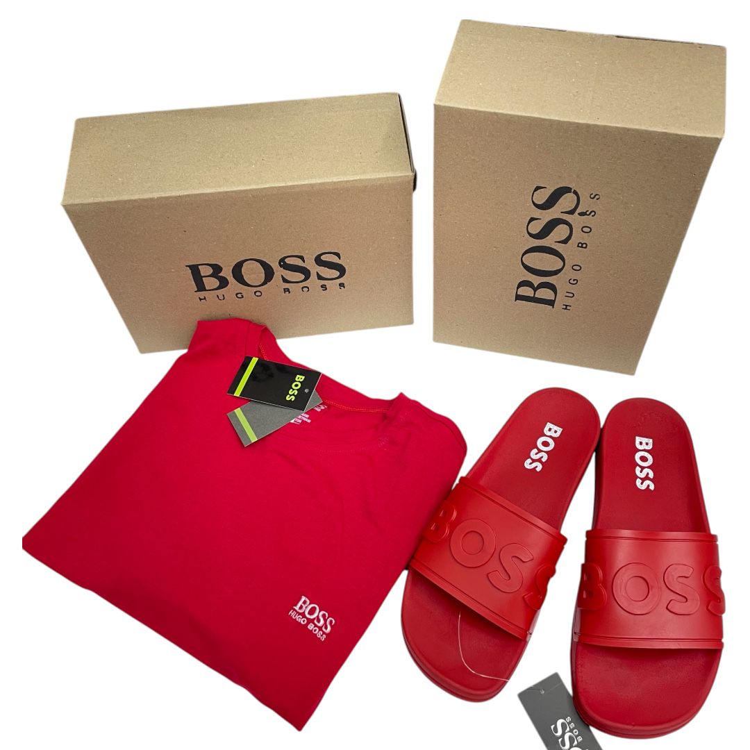 COMBO CAMISA HUGO BOSS + SANDALIAS