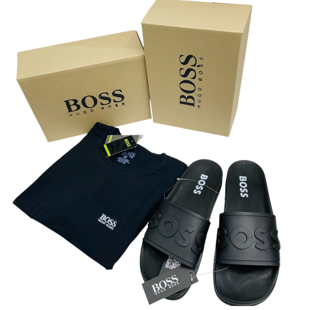 COMBO CAMISA HUGO BOSS + SANDALIAS