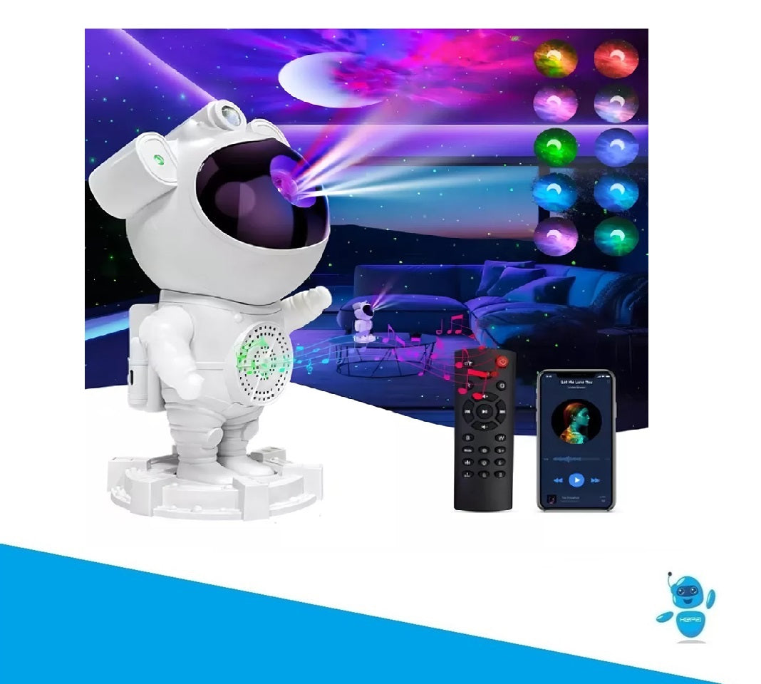 Proyector Galaxias Luna Astronauta