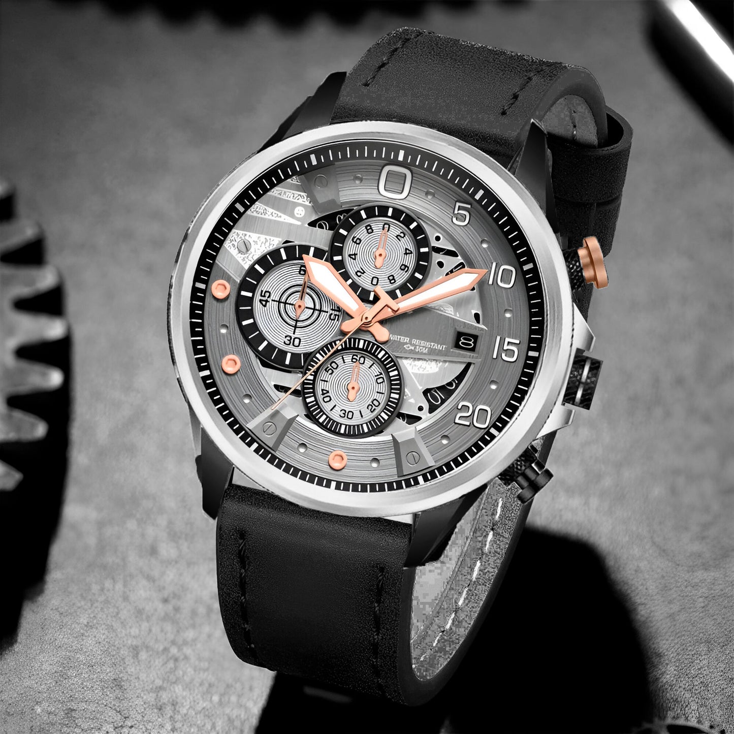 Reloj G-force H3790g Cronografo Funciona