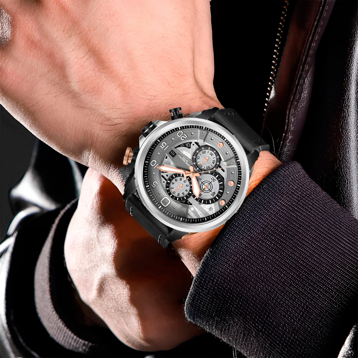 Reloj G-force H3790g Cronografo Funciona