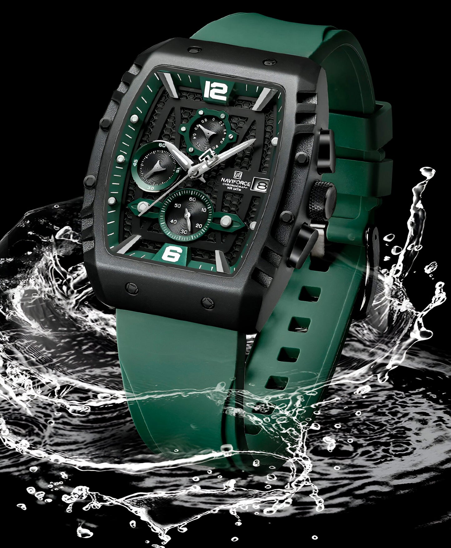 Reloj Naviforce Casual Nf8025 Crono Homb