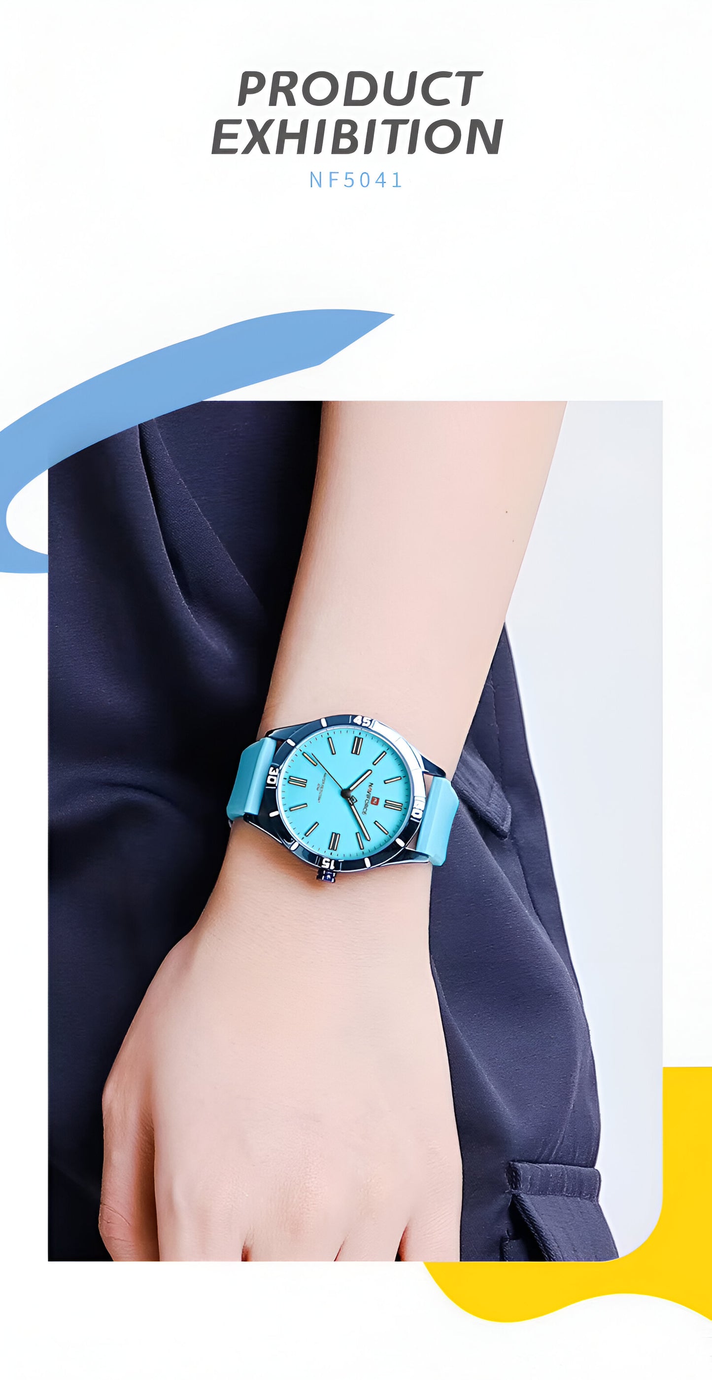 Reloj Naviforce Sport Nf5041 Mujer Goma