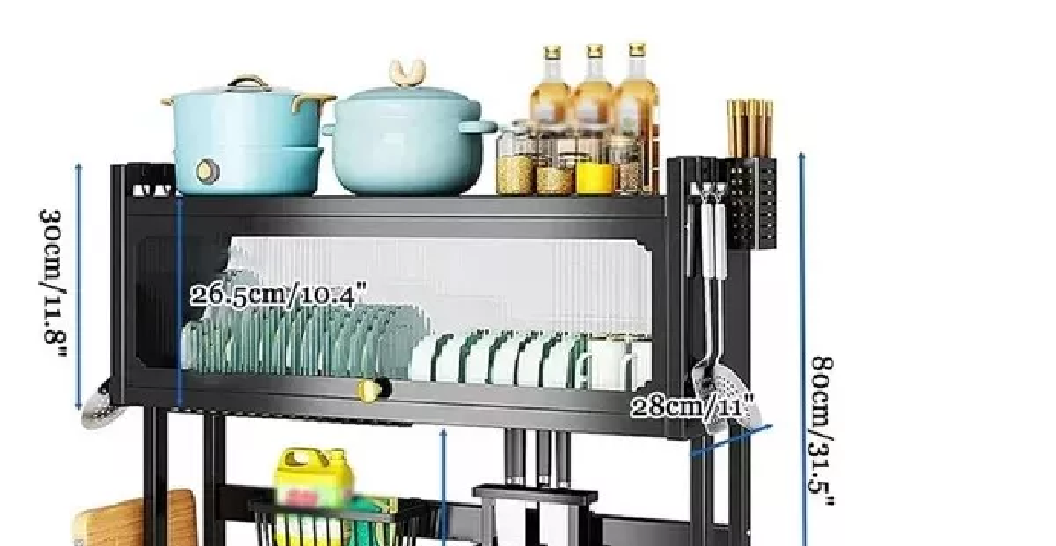 Escurridor De Platos y Organizador  85CM