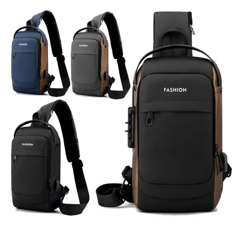 Bolso Antirrobo Impermeable Morral Con3