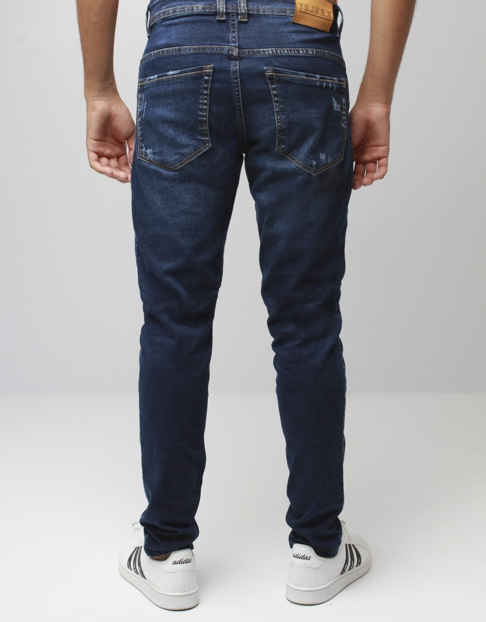 Jeans Clásico Azul Para Hombre