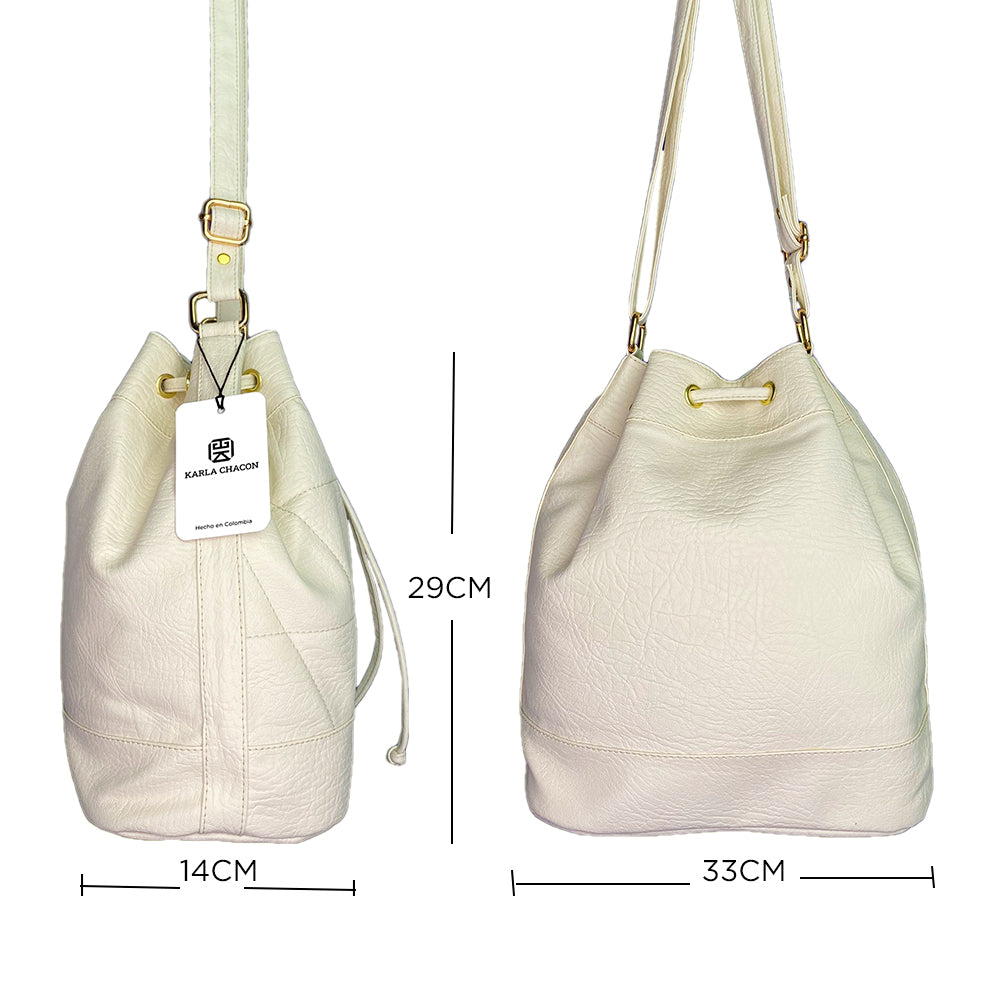 Bolso Dama Karla Chacon Nena Beige