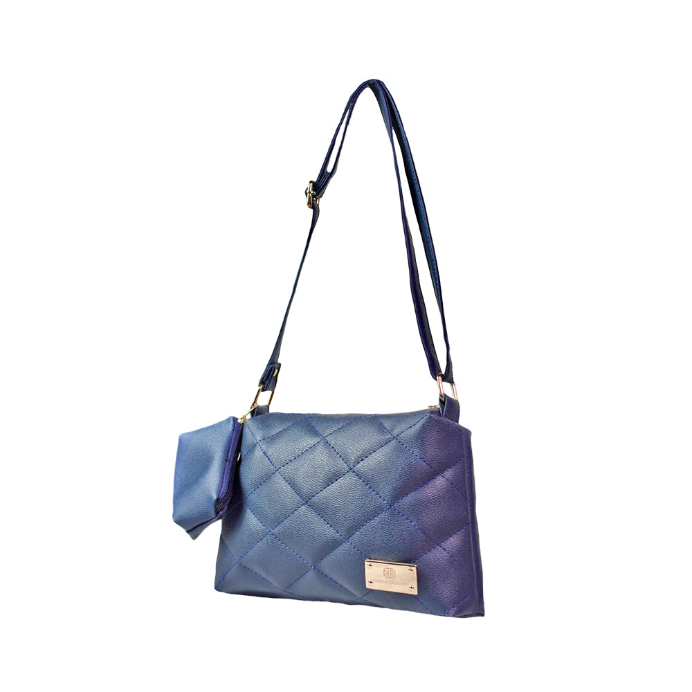 Bolso De Dama Karla Chacon Cuba Azul