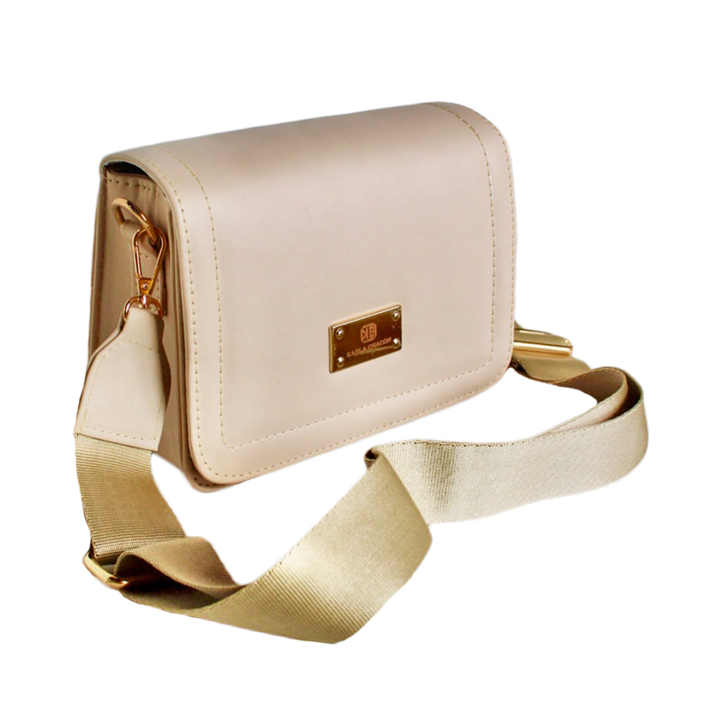 PAGA AL RECIBIR - Bolso Karla Chacon Niza Biege
