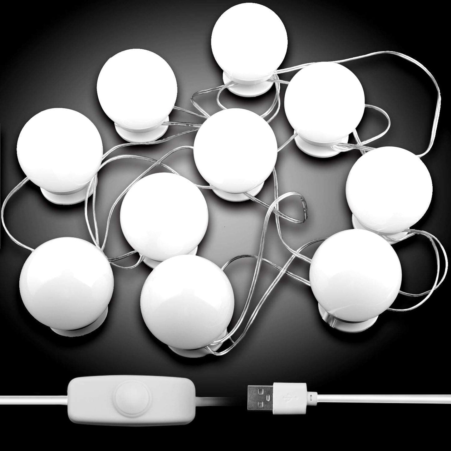 Luces Led  Bombillas Espejo x 10