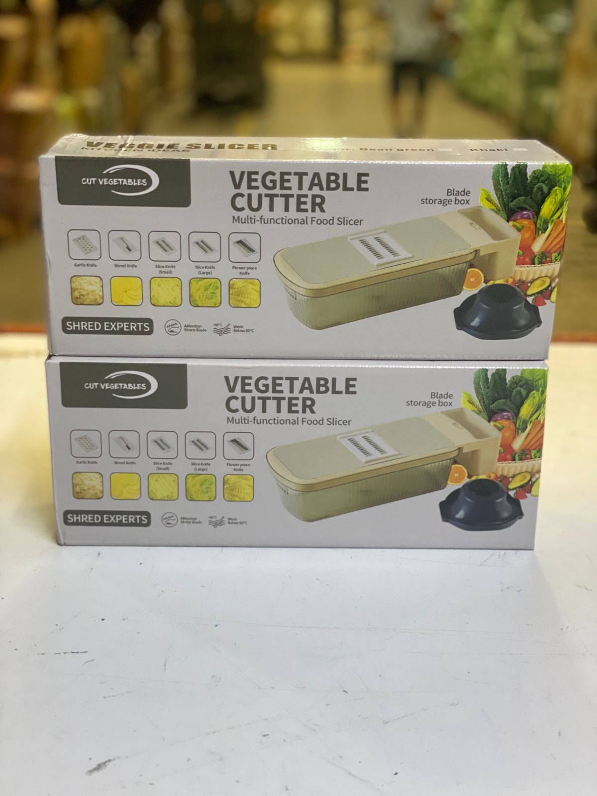 CORTADOR DE VERDURAS ACERO INOXIDABLE