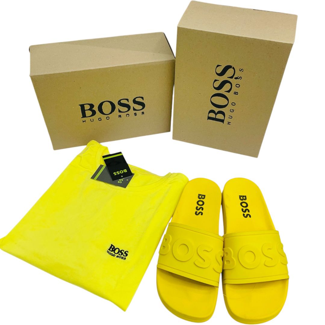 COMBO CAMISA HUGO BOSS + SANDALIAS