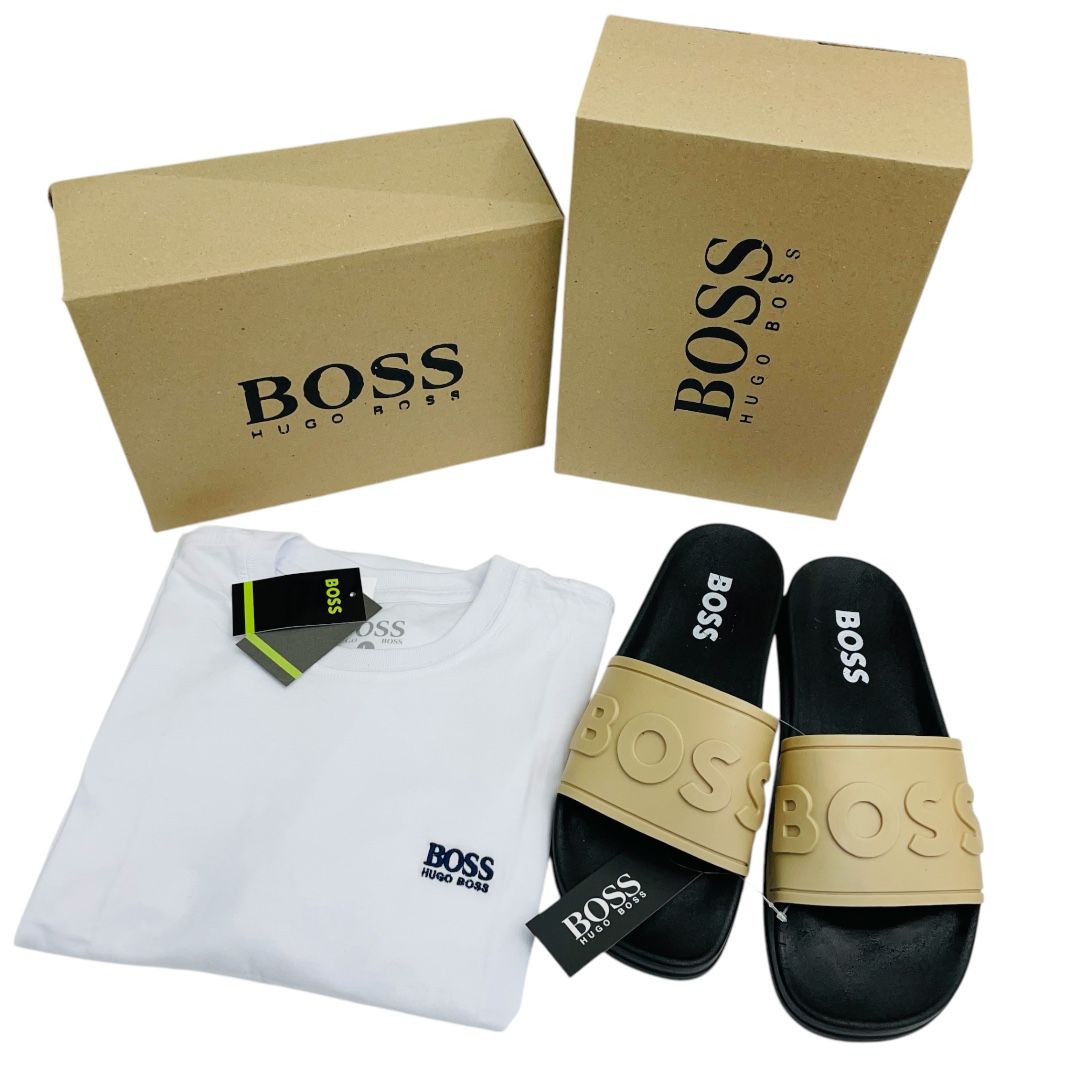 COMBO CAMISA HUGO BOSS + SANDALIAS
