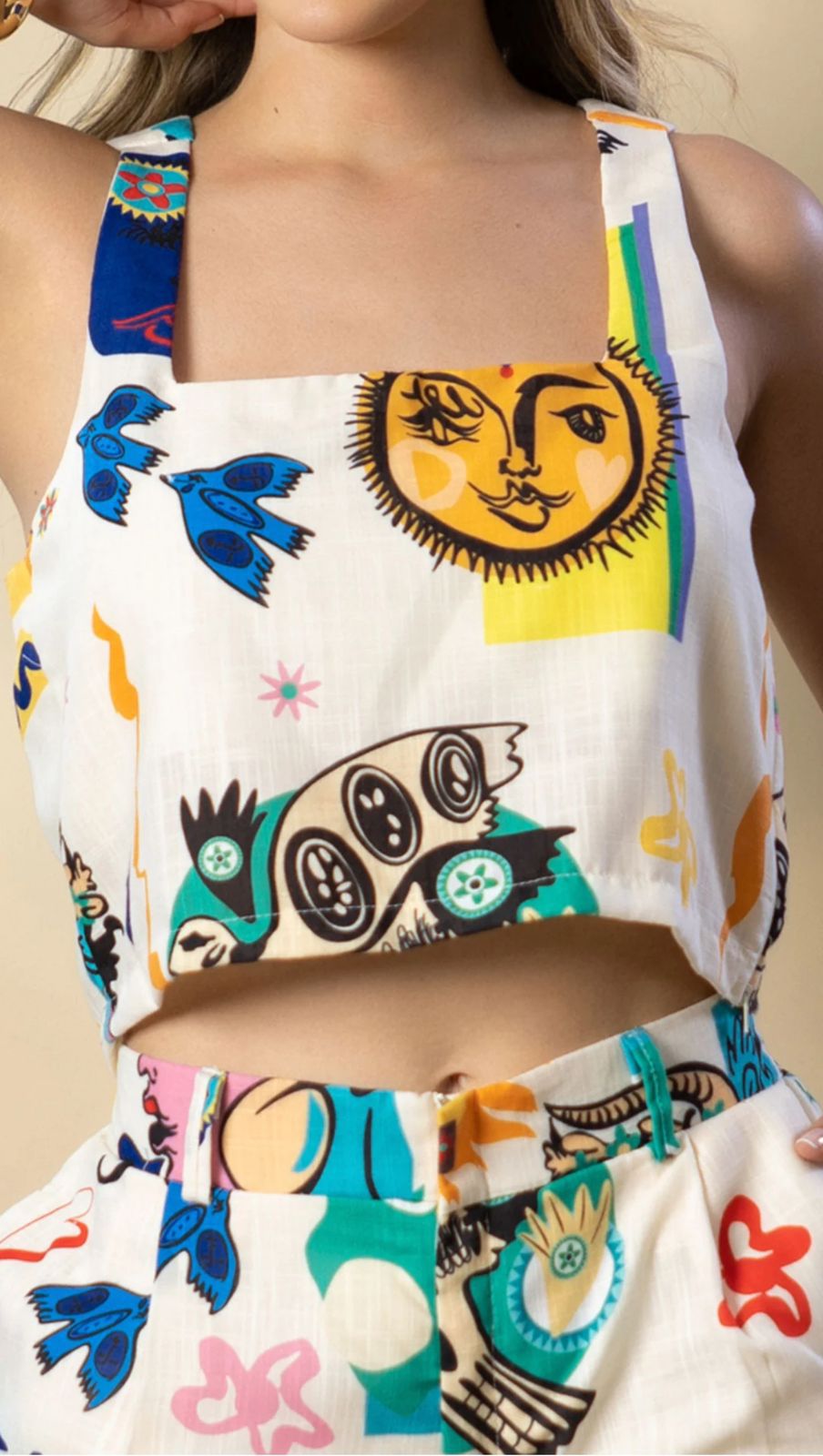 CONUJUNTO PANTALÓN Y BLUSA 4356