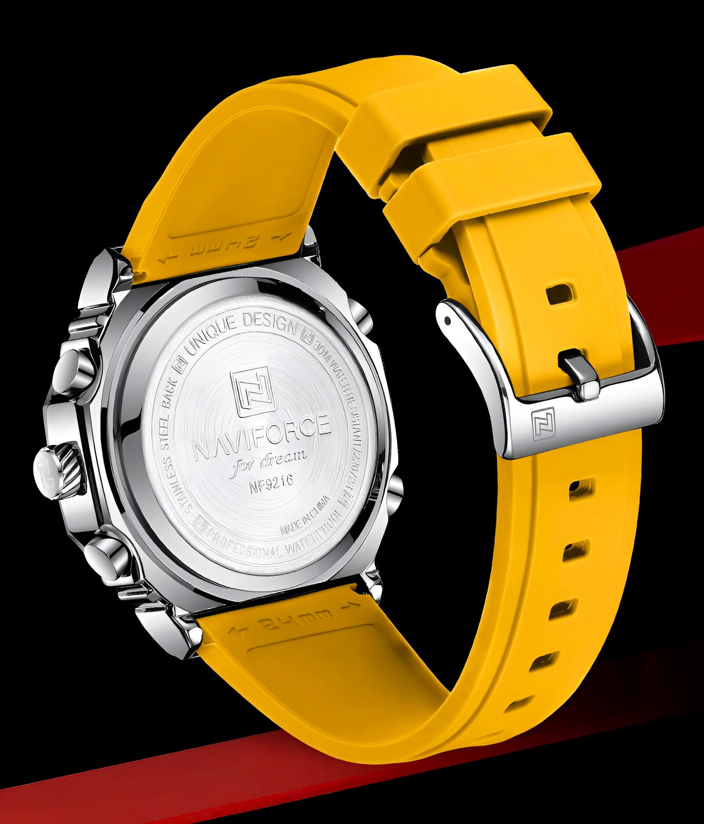 Reloj Naviforce Deportivo Nf9216t Goma H