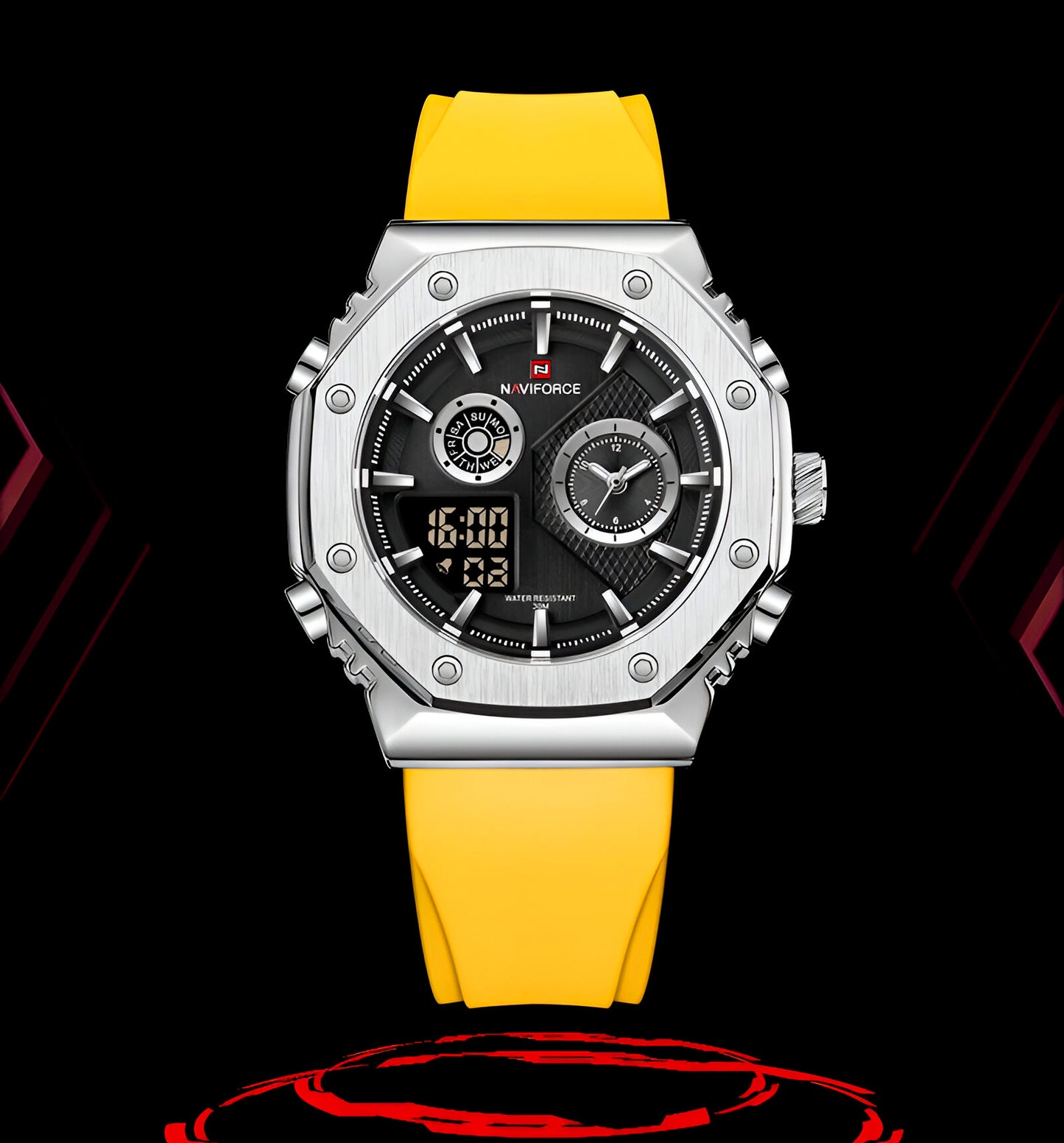 Reloj Naviforce Deportivo Nf9216t Goma H