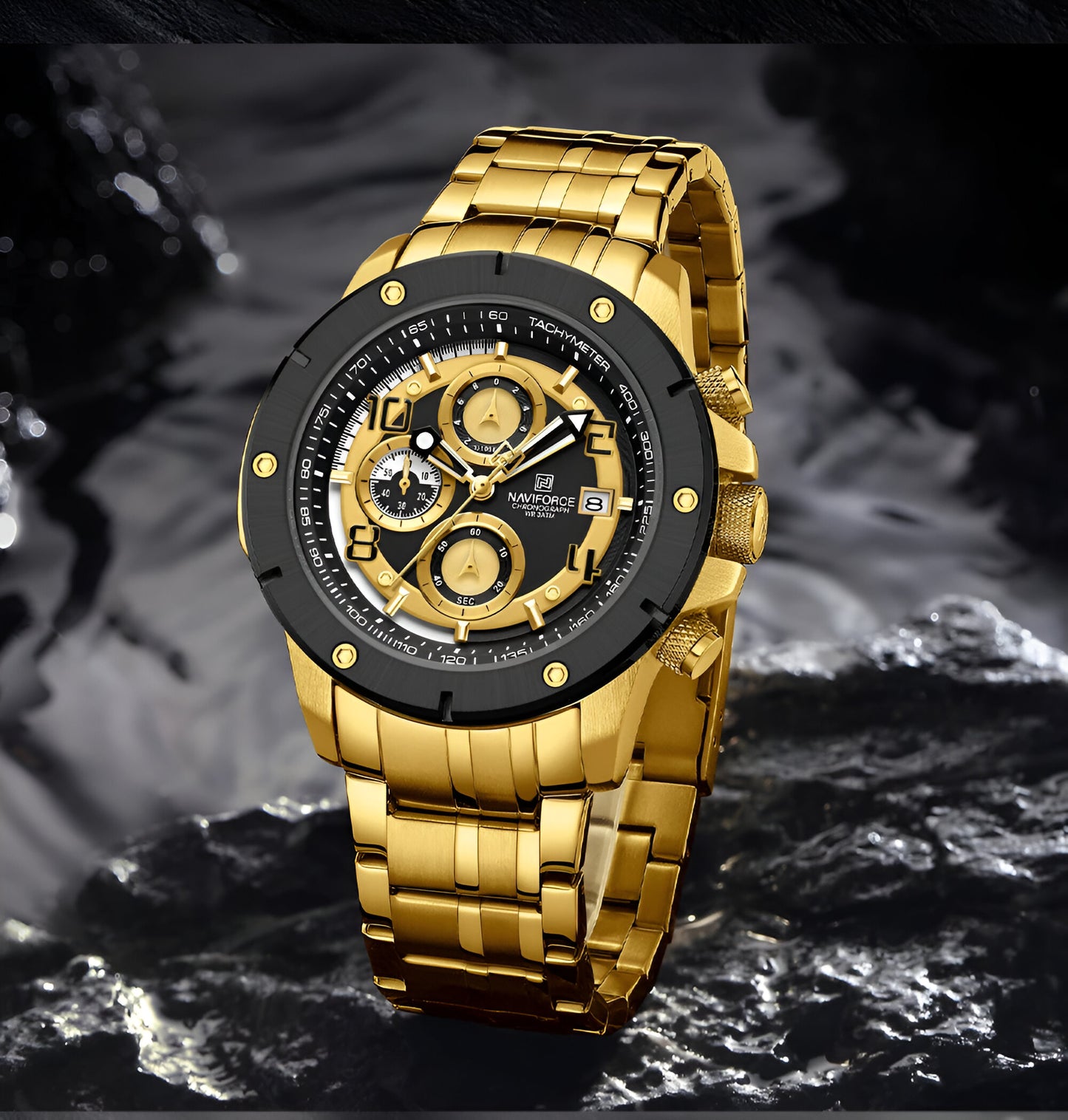 Reloj Naviforce Casual Nf8056 Crono Homb