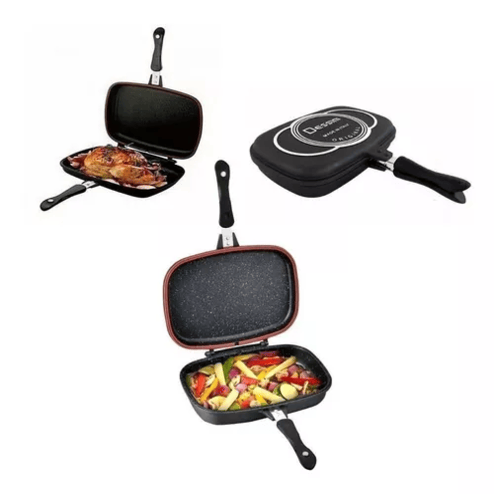 Sartén Doble Parrilla