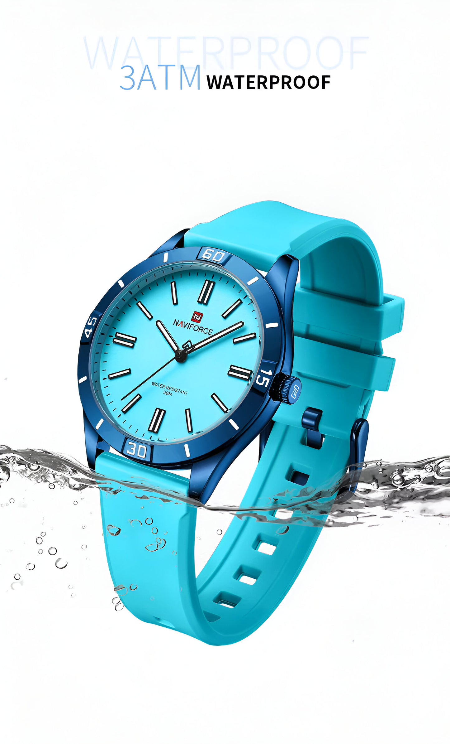 Reloj Naviforce Sport Nf5041 Mujer Goma