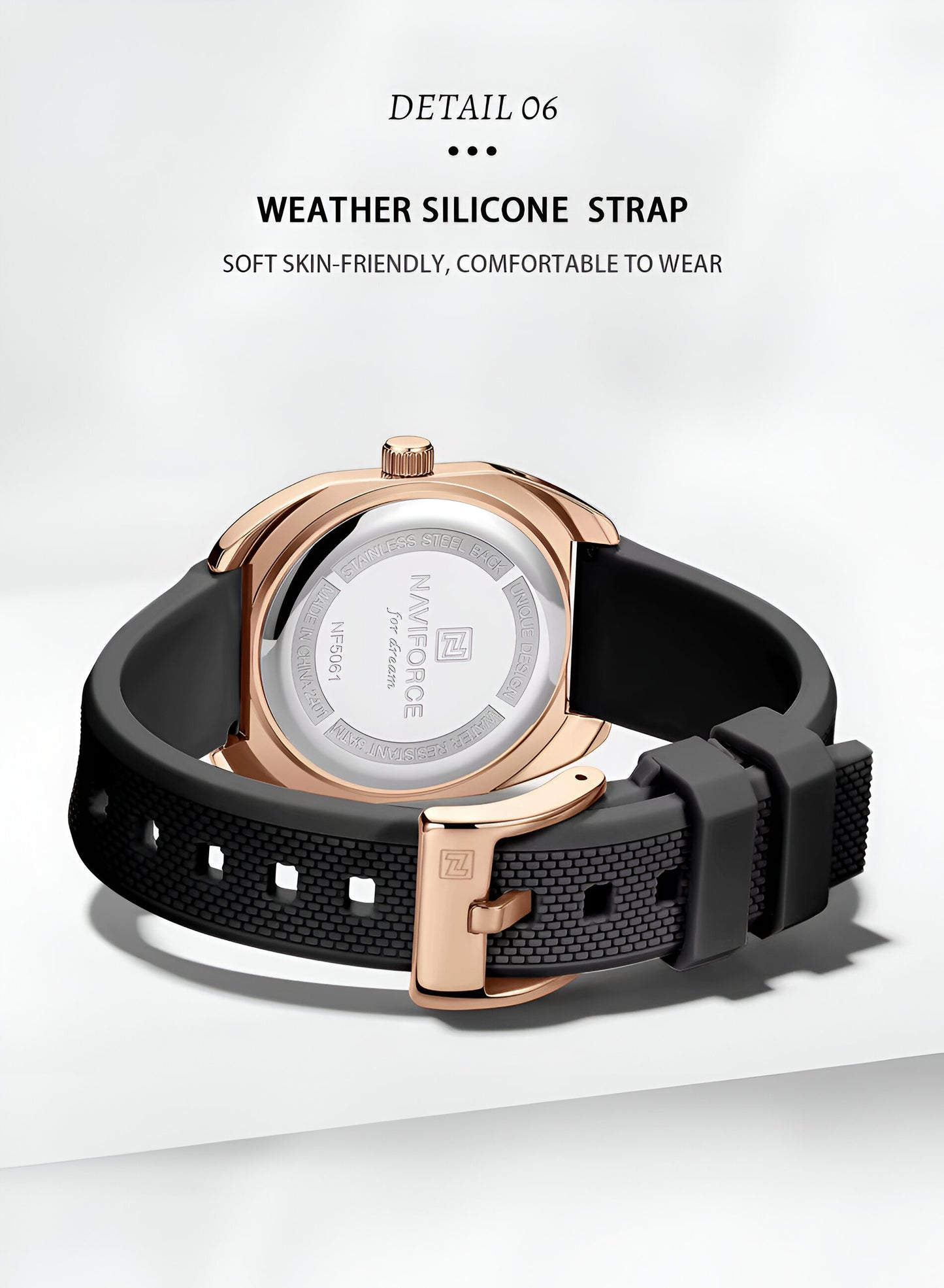 PAGA AL RECIBIR - Reloj Naviforce Sport Mujer Goma