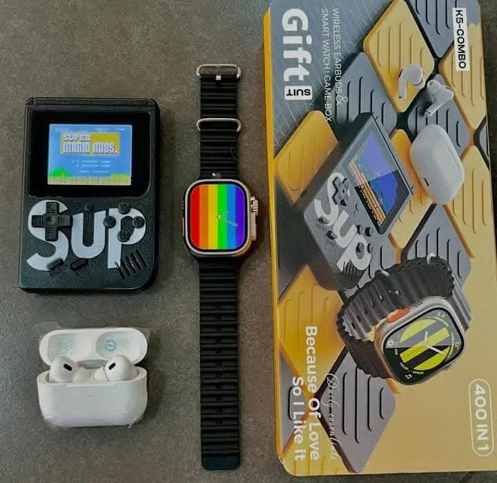 Smartwatch Combo K5 Reloj, Audífonos