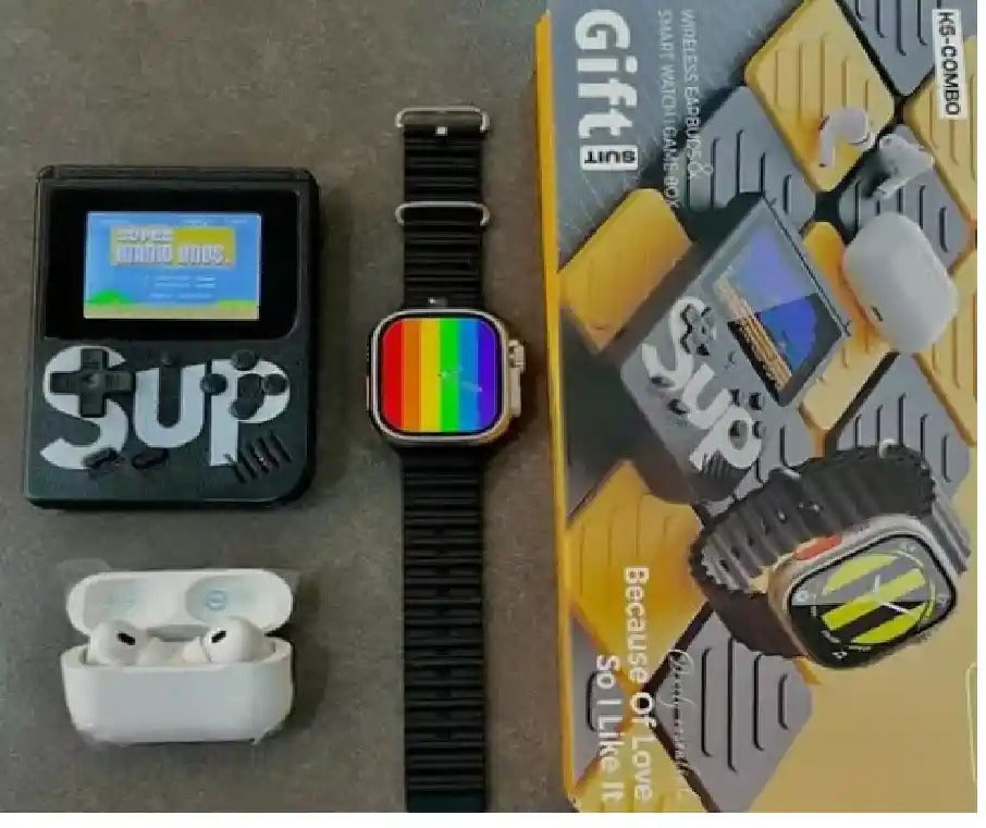 Smartwatch Combo K5 Reloj, Audífonos